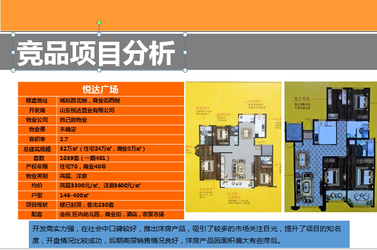 房地产营销方案（共94页）-竞品项目分析