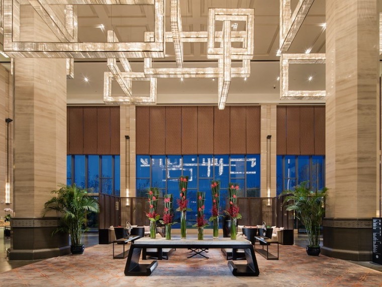 徽派酒店外观资料下载-[合肥]万达铂尔曼酒店概念设计方案——金螳螂设计