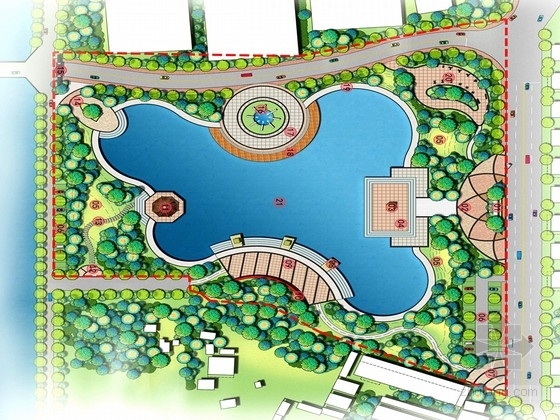 综合性滨水公园设计模型资料下载-[广东]综合性现代气息的滨水开放公园景观规划设计方案