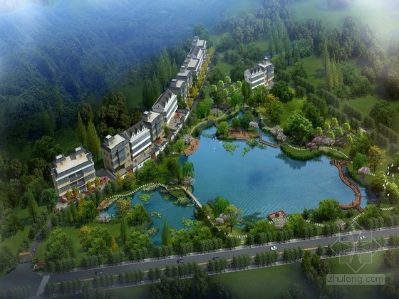 风景大门设计资料下载-[杭州]现代简约风景旅游区景观规划设计方案