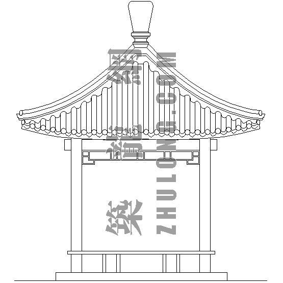 四面亭施工详图资料下载-亭施工详图