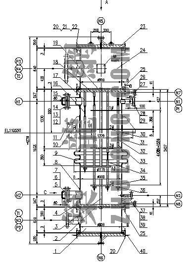 转轮式换热器资料下载-列管式换热器详图