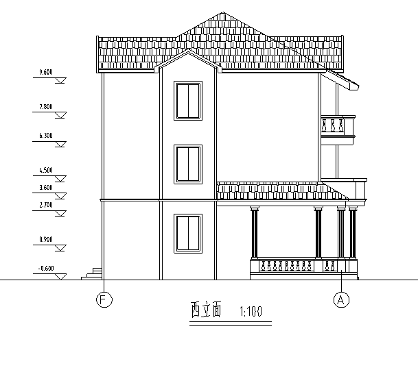 [合集]50套多层别墅建筑施工图（部分图纸含效果图）-50套多层别墅建筑施工图（部分图纸含效果图）