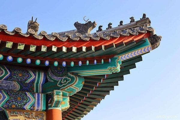 四角亭的组成资料下载-飞檐斗拱诠释中国古建艺术之美