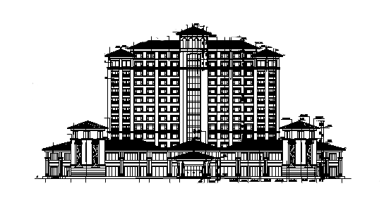 135平新中式全套施工图资料下载-新中式风格汇景酒店全套施工图