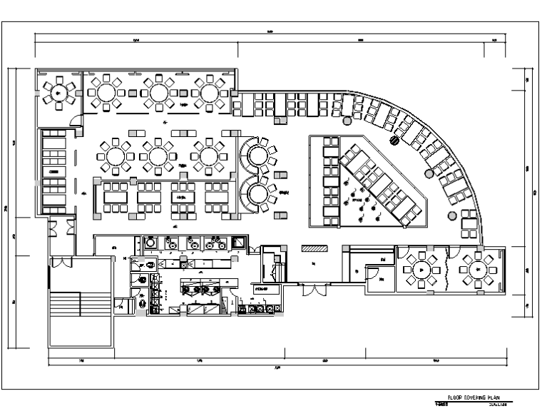 600平饭店施工图资料下载-某饭店室内设计施工图全套（含施工图JPG）