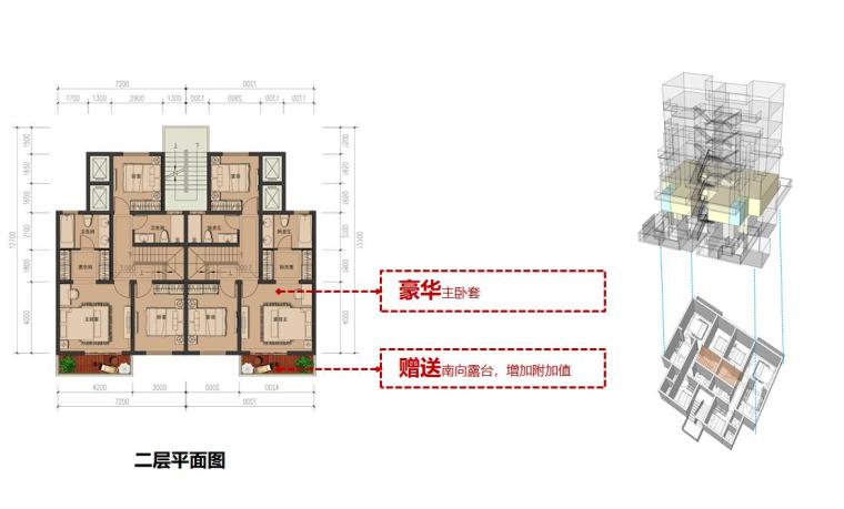 [上海]绿地嘉定菊园居住小区项目汇报方案文本（PPT+132页）-二层平面图