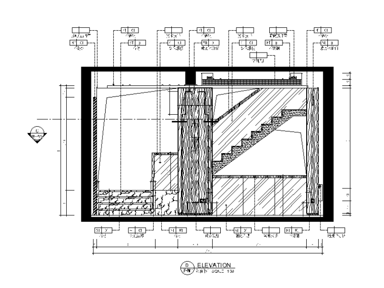 中式风格三层别墅CAD施工图、3D模型（含效果图、实景图）立面图