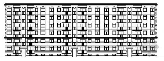 大学信息楼方案设计资料下载-六层住宅楼方案设计