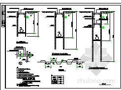管道跨河的设计图资料下载-管道基坑支护设计图
