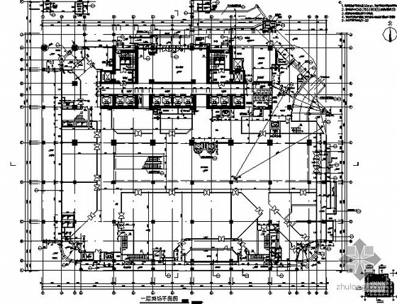 [深圳市]某五十四层超高层商办大厦建筑施工图-3