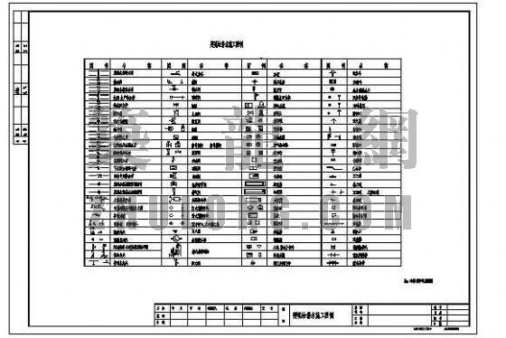 建建筑给排水图例资料下载-建筑给排水通用图例