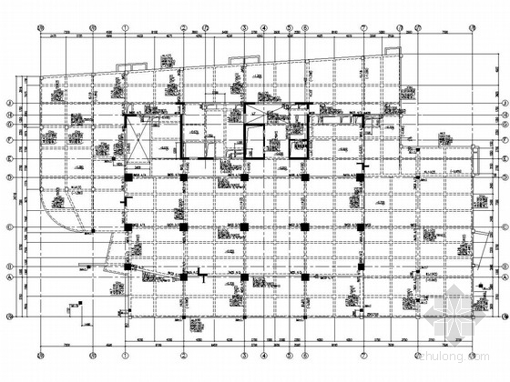 广东筒形结构切割资料下载-[广东]19层框架核心筒结构移动通信枢纽楼结构施工图