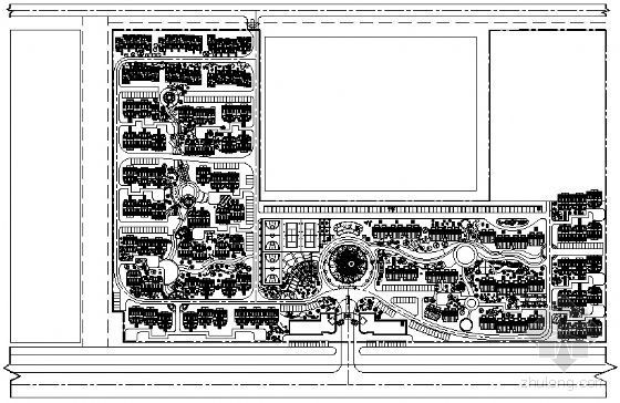 别墅区规划设计图资料下载-某别墅区景观规划设计图