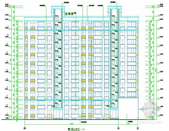 高层住宅绿化工程量清单资料下载-11层框剪结构住宅楼工程量清单报价（含图纸、钢筋、图形、清单计价全套）