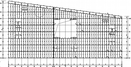 18层商业大厦建筑施工图资料下载-[山西]钢框架商业大厦结构施工图