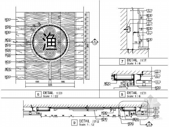 [成都]新中式海鲜酒楼室内施工图（含效果）-图6
