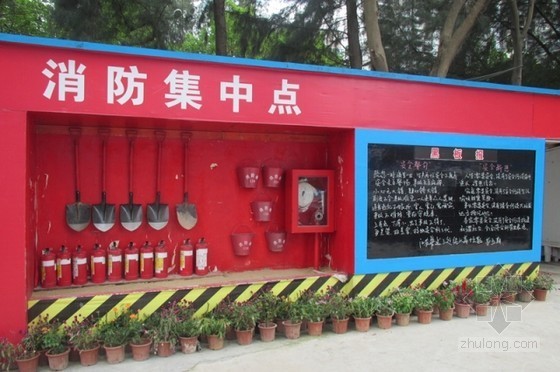 建筑工程标准化施工工地现场照片集锦-消防设施 