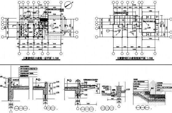 [岭山镇]某综合体育公园-儿童游戏区建筑扩初图-总图 