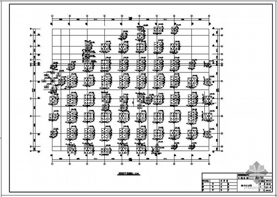 美食广场方案资料下载-湖南某美食广场框架结构设计图