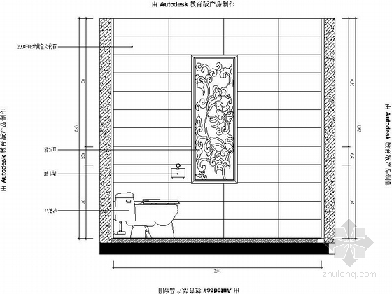 [福州]泰式会所SPA设计装饰CAD施工图（含效果图）-[福州]泰式会所SPA设计装饰CAD立面图