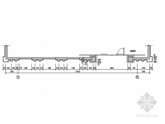 某欧式大门建筑施工图- 