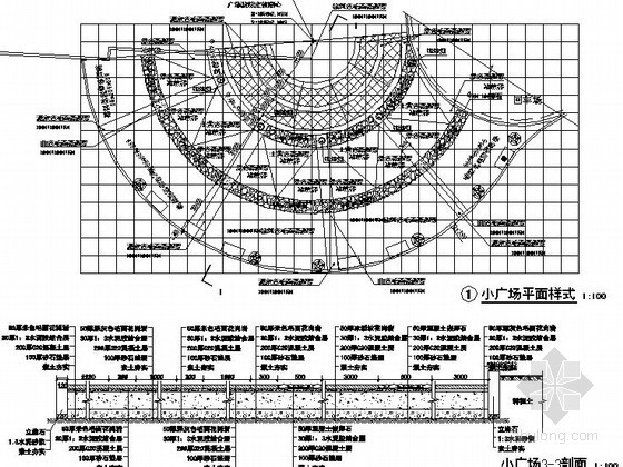 小区小广场施工图资料下载-[铜仁]某住宅小区景观设计施工图