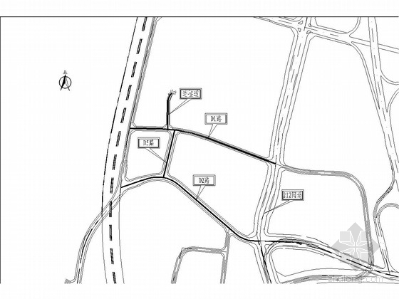道路施工设计总说明.dwg资料下载-工业园区两车道连接道路施工图设计（含雨污水照明）