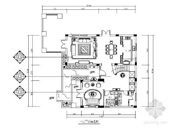 别墅施工图毕业设计资料下载-[毕业设计]双层别墅设计图
