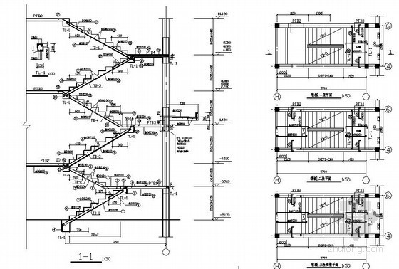 [青岛]四层砌体结构住宅结构施工图（条形基础 6号楼）- 