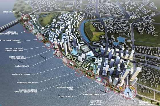 [南京]城市综合体规划及单体设计方案文本-城市综合体分析图