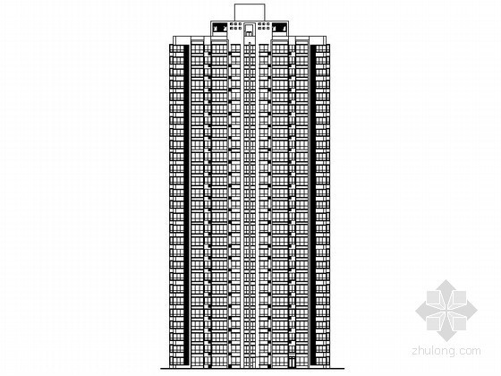 索诺马顶层复式住宅资料下载-[河南]某一梯六、顶层复式住宅楼建筑施工图