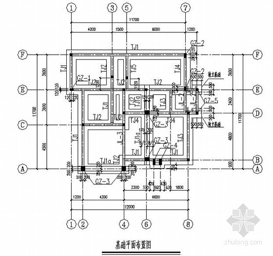 砖混结构二层别墅施工图资料下载-二层砌体结构别墅结构施工图