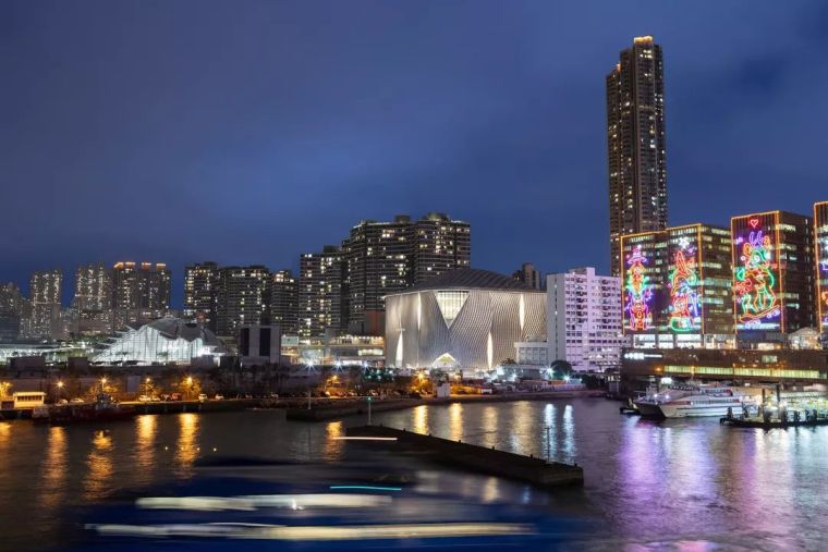 100个建筑立面贴图.zip资料下载-将出现在100元港币上的建筑 - 西九戏曲中心，香港