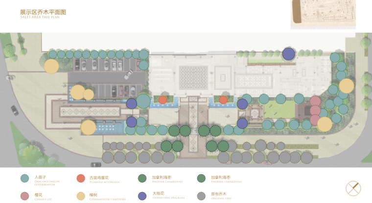 [广东]深圳龙光-玖龙玺居住区景观设计方案最终文本-知名景观公司 3-1 展示区植物配置