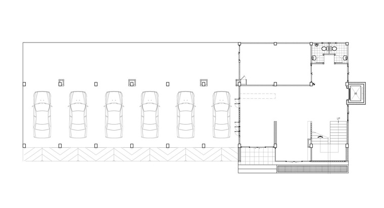 由自然而生的空间垂直感/Junsekino建筑师事务所-18平面1.jpg