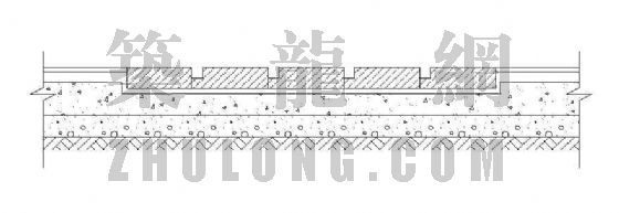 弹石路面资料下载-过水青石路面构造详图