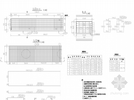 [湖北]综合码头工程55t重车荷载预应力空心板引桥图纸57张（桥宽12米 41m灌注桩）-桥台横梁钢筋构造图
