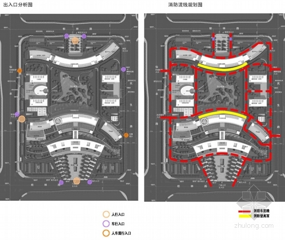 [广西]5层现代化市级综合医院建筑设计方案文本（1600床 曲面造型）-5层现代化市级综合医院建筑设计分析图