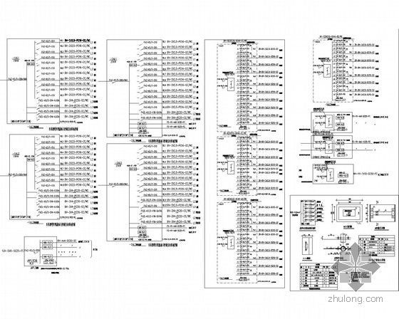 [山东]28层商住综合楼全套电气施工图纸（含楼宇自控系统)-低压配电系统图二