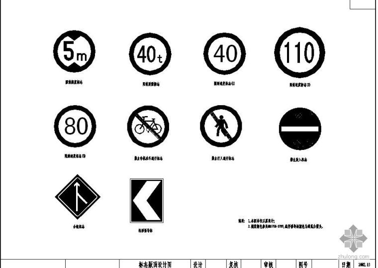 公路标志版面资料下载-高速公路标志版面设计图