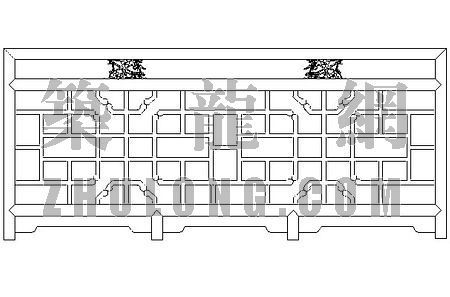 中式扶手栏杆资料下载-栏杆扶手021