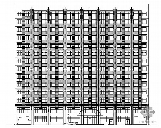 超市全套图纸建筑结构水暖资料下载-[潍坊]某十四层商住楼建筑结构水暖电施工图