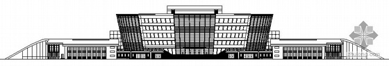 某会展中心建筑方案资料下载-某五层会展中心建筑方案图