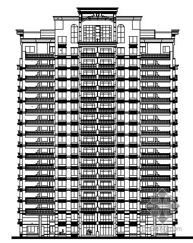 住宅楼建筑方案图纸资料下载-某十八层住宅楼建筑方案图