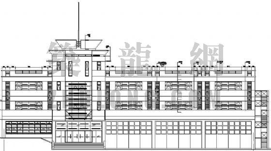 cad消防图块下载资料下载-某消防总队办公指挥控制大楼建筑施工图