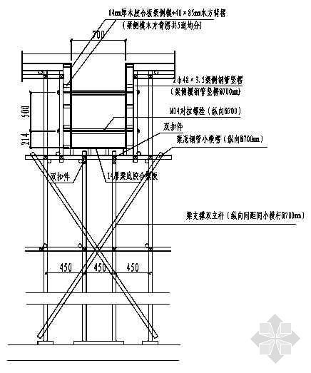 结合梁施工图资料下载-梁模板通用施工图