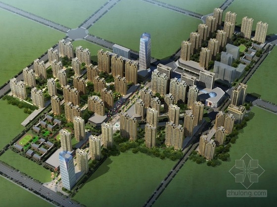 综合居住体规划文本资料下载-[山西]城市新区综合体规划设计方案文本