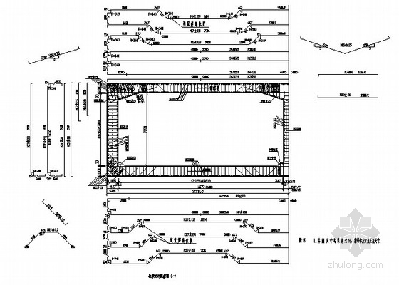下穿式立交桥排水资料下载-[山西]下穿古建筑分离式框架立交桥设计图