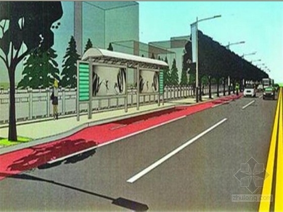 道路护脚桩资料下载-2013年双向四车道市政道路施工图87张CAD（含交通排水照明）